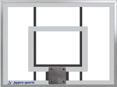 Backboard - 36 in. Rectangular Acrylic (48 in.W x 36 in.H)